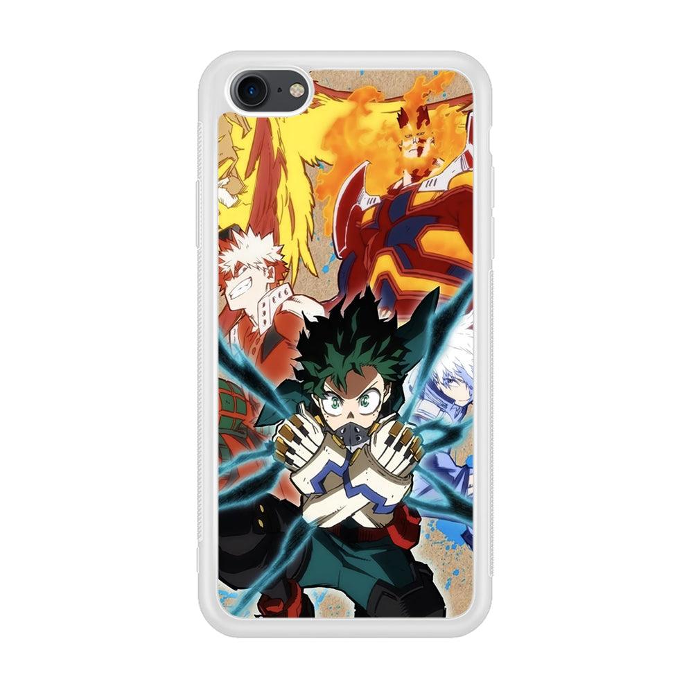 My Hero Academia Black Lightning iPhone 8 Case-Oxvistore