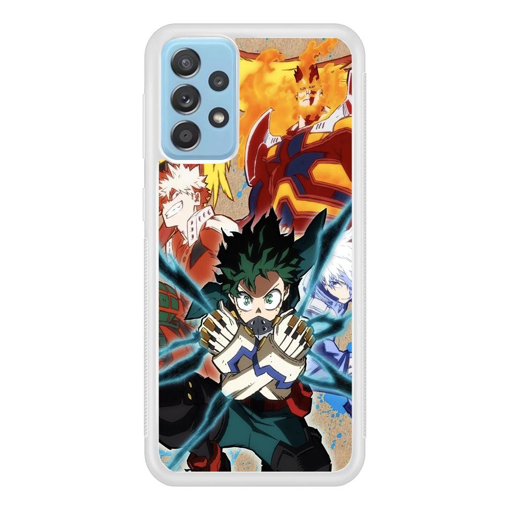 My Hero Academia Black Lightning Samsung Galaxy A52 Case-Oxvistore