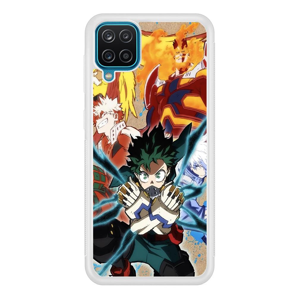 My Hero Academia Black Lightning Samsung Galaxy A12 Case-Oxvistore