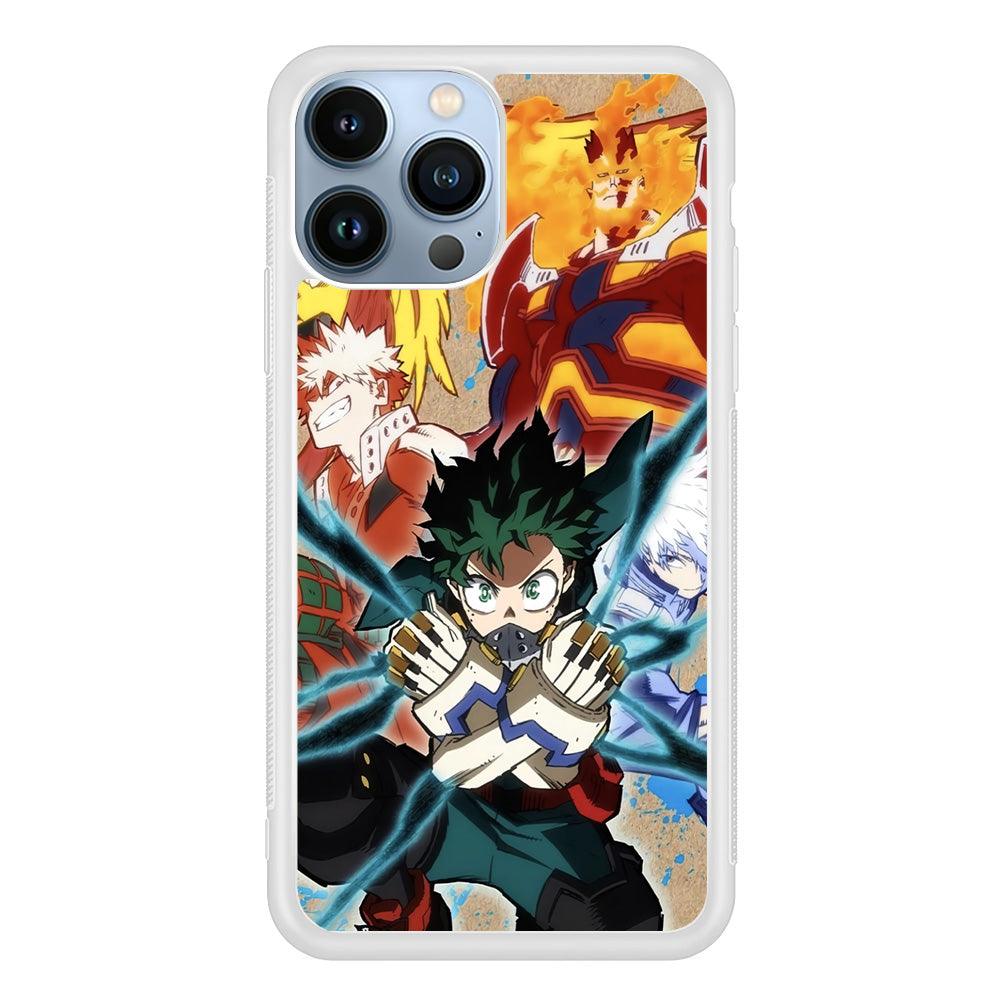 My Hero Academia Black Lightning iPhone 14 Pro Case-Oxvistore