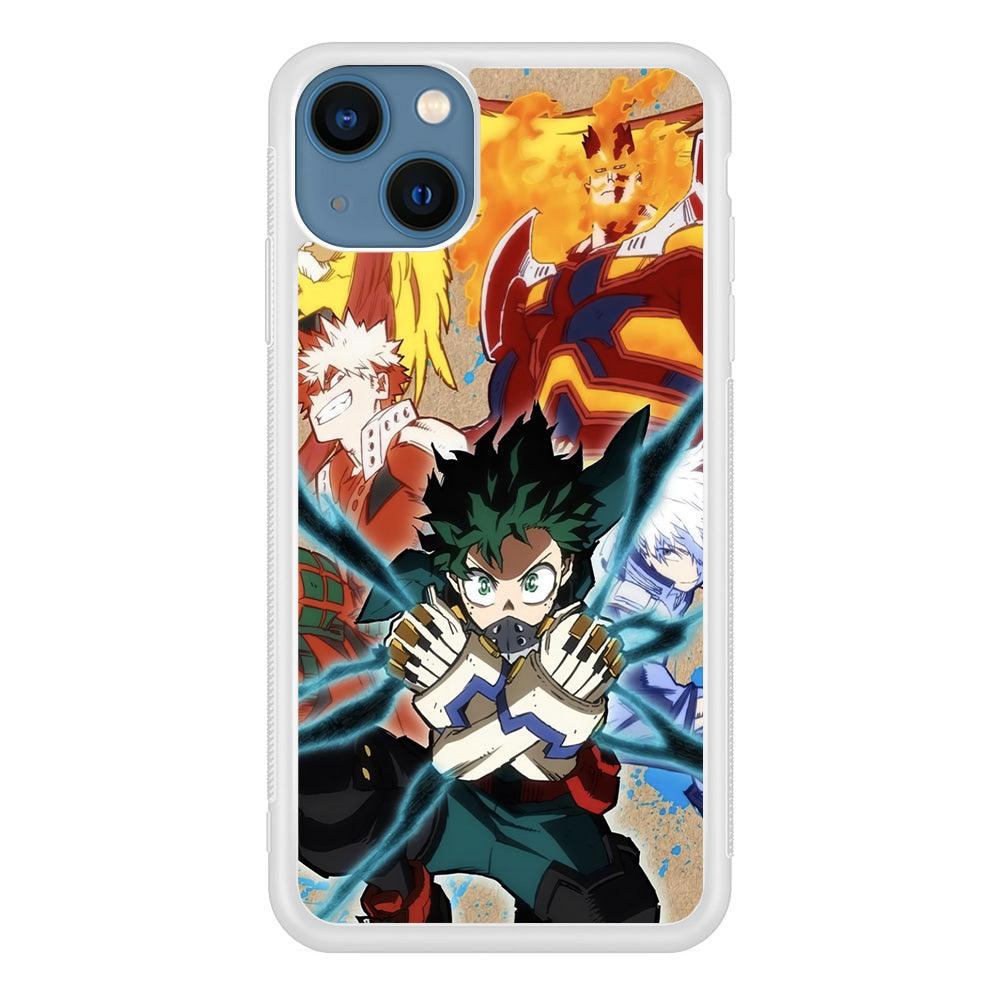 My Hero Academia Black Lightning iPhone 14 Plus Case-Oxvistore