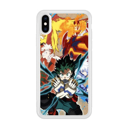 My Hero Academia Black Lightning iPhone X Case-Oxvistore