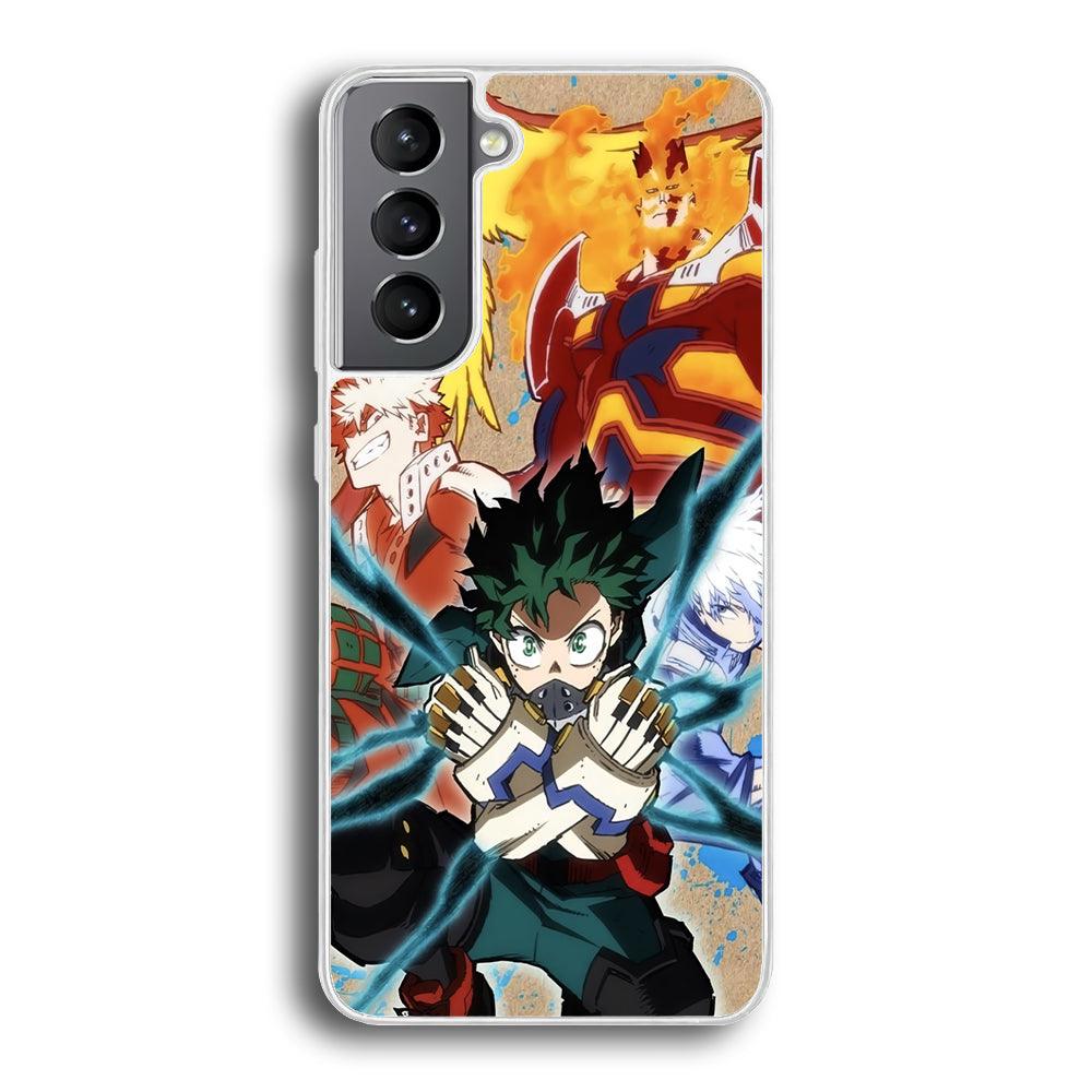 My Hero Academia Black Lightning Samsung Galaxy S21 Case-Oxvistore