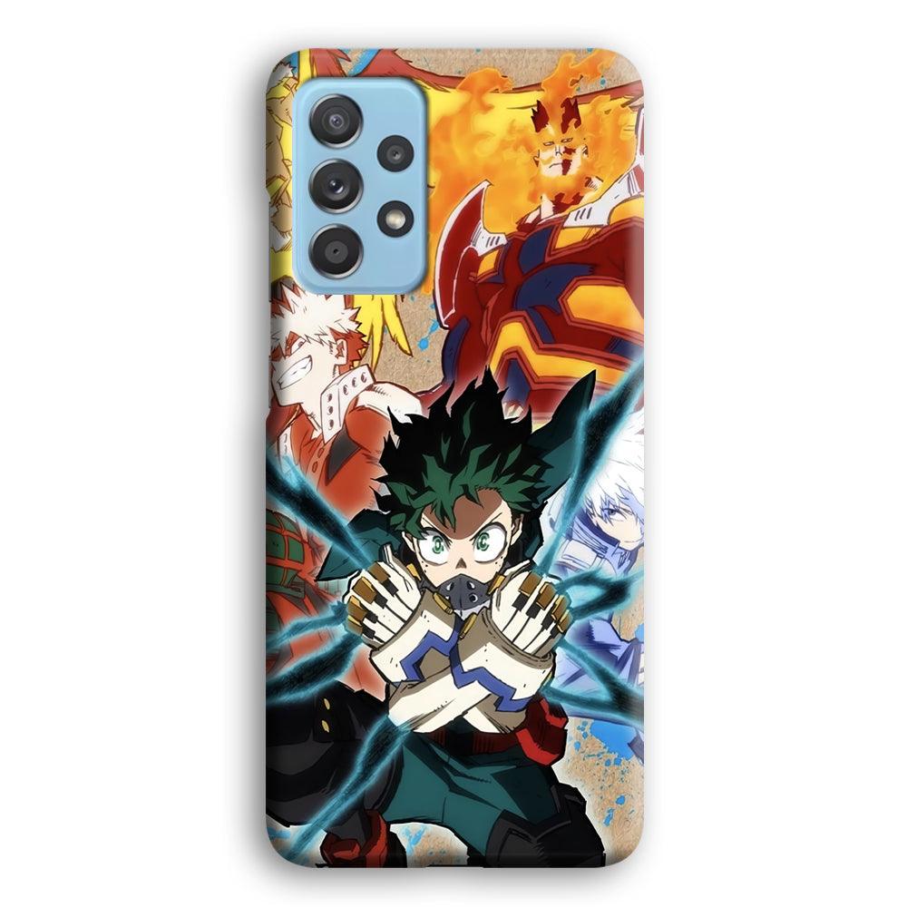 My Hero Academia Black Lightning Samsung Galaxy A52 Case-Oxvistore