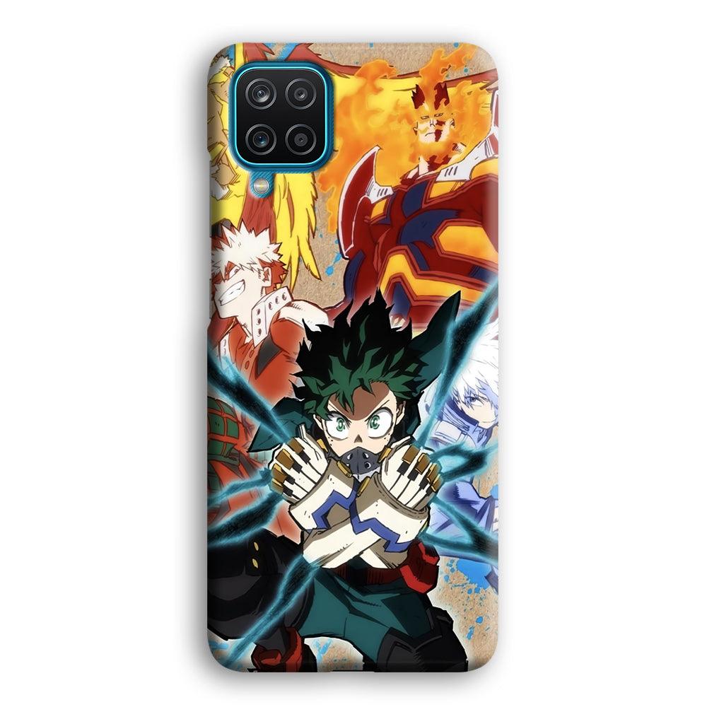 My Hero Academia Black Lightning Samsung Galaxy A12 Case-Oxvistore