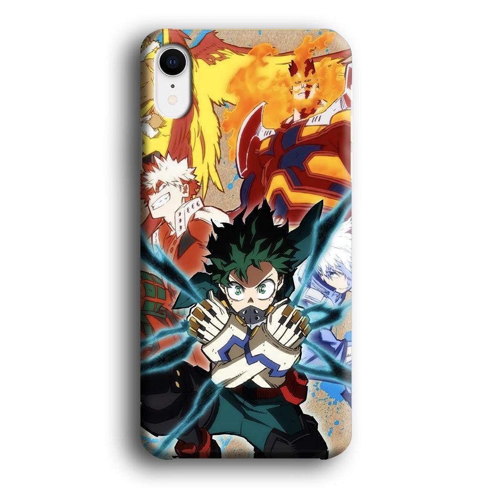 My Hero Academia Black Lightning iPhone XR Case-Oxvistore