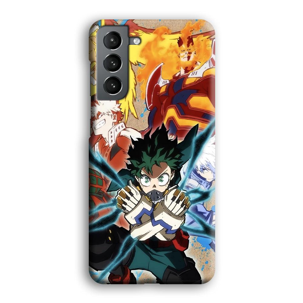 My Hero Academia Black Lightning Samsung Galaxy S21 Case-Oxvistore