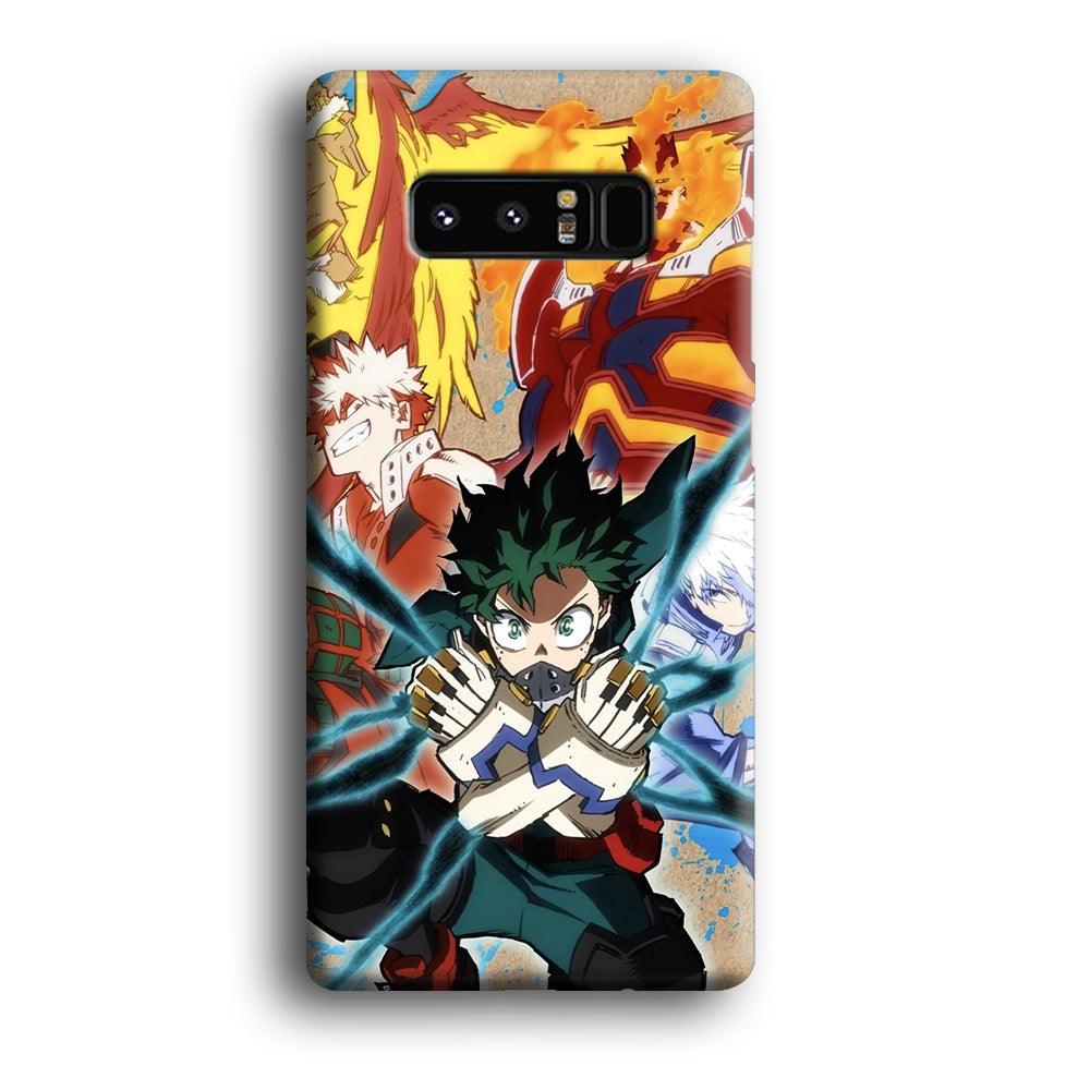 My Hero Academia Black Lightning Samsung Galaxy Note 8 Case-Oxvistore