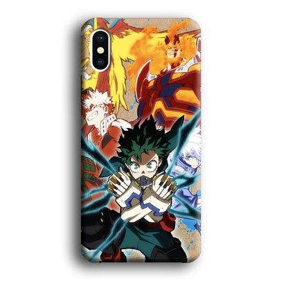 My Hero Academia Black Lightning iPhone X Case-Oxvistore