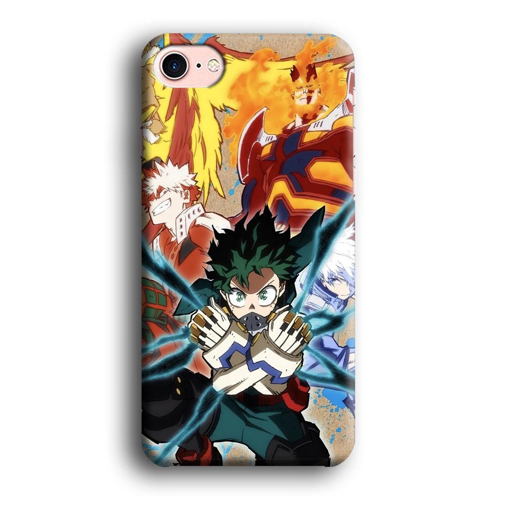 My Hero Academia Black Lightning iPhone 8 Case-Oxvistore