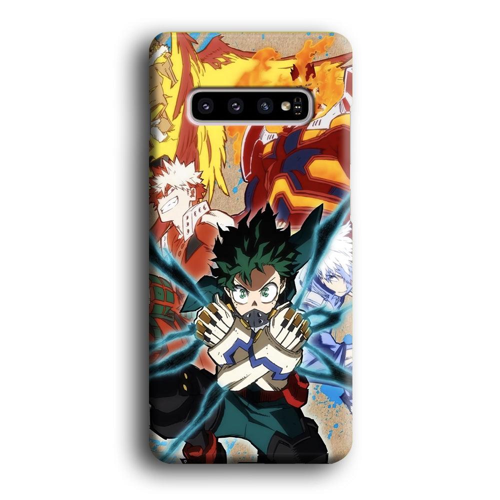 My Hero Academia Black Lightning Samsung Galaxy S10 Plus Case-Oxvistore