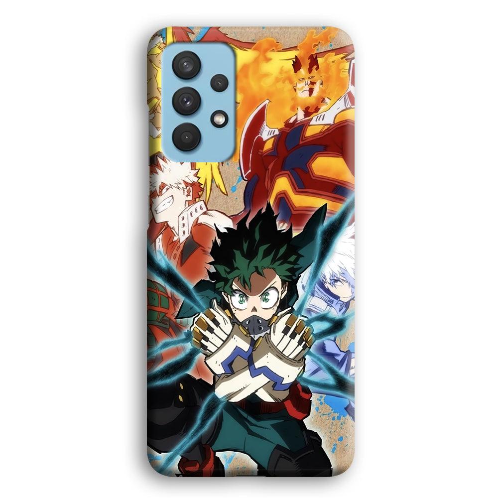 My Hero Academia Black Lightning Samsung Galaxy A32 Case-Oxvistore