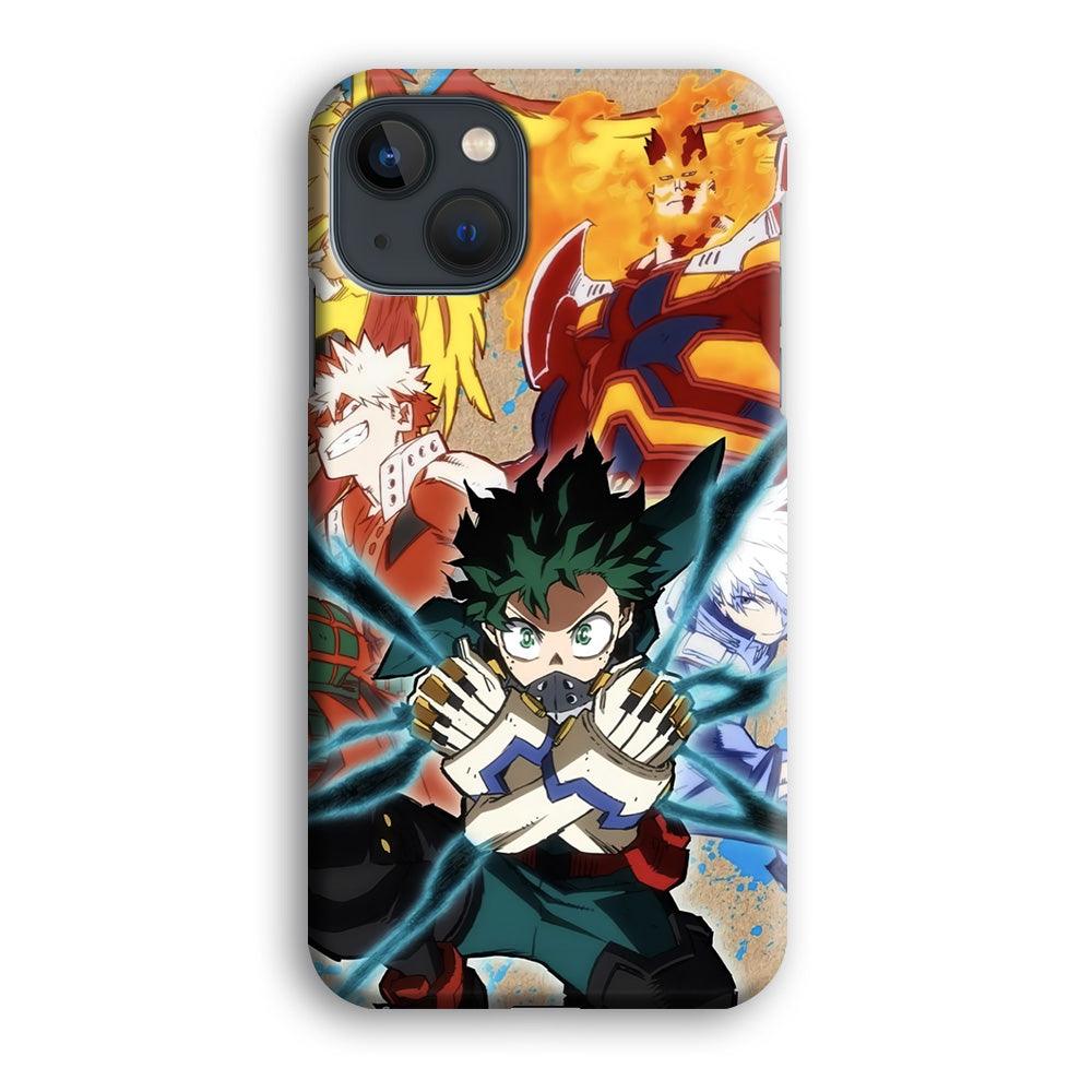 My Hero Academia Black Lightning iPhone 13 Case-Oxvistore