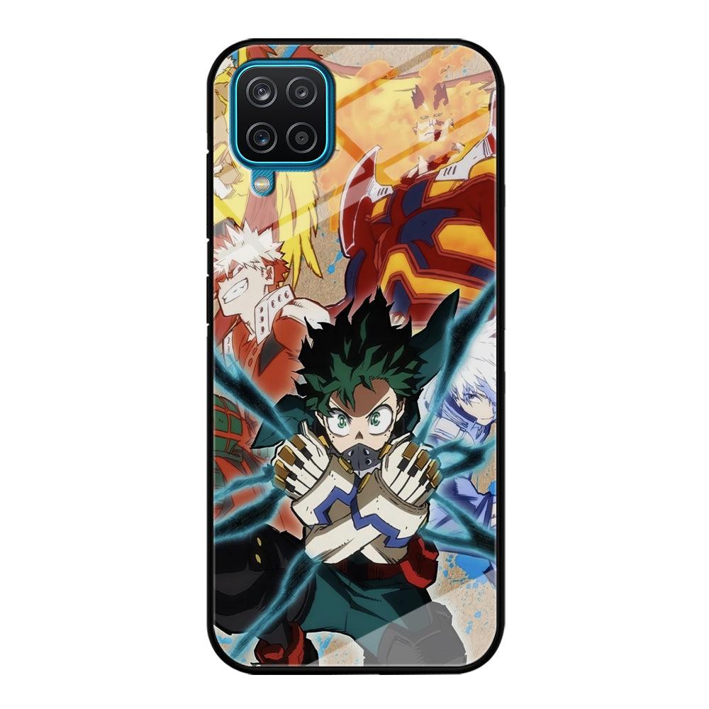 My Hero Academia Black Lightning Samsung Galaxy A12 Case-Oxvistore