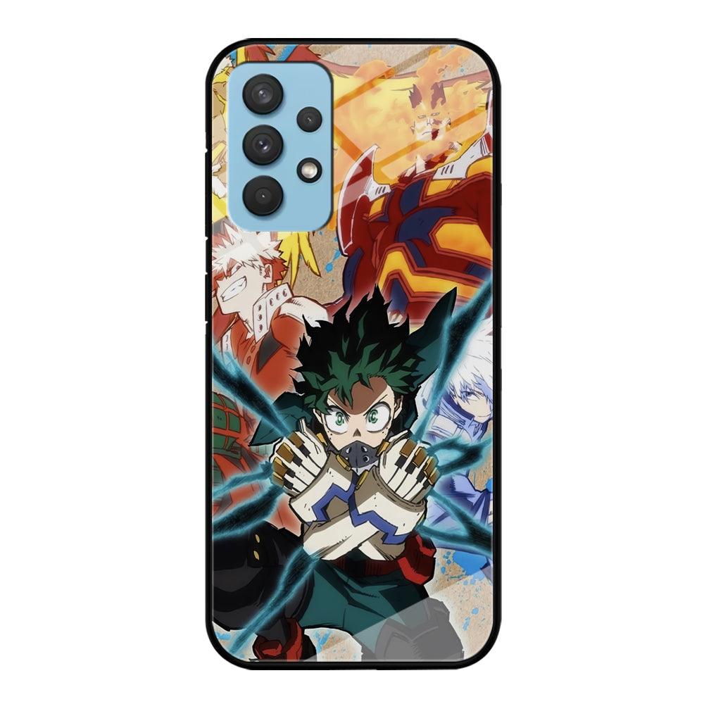 My Hero Academia Black Lightning Samsung Galaxy A32 Case-Oxvistore