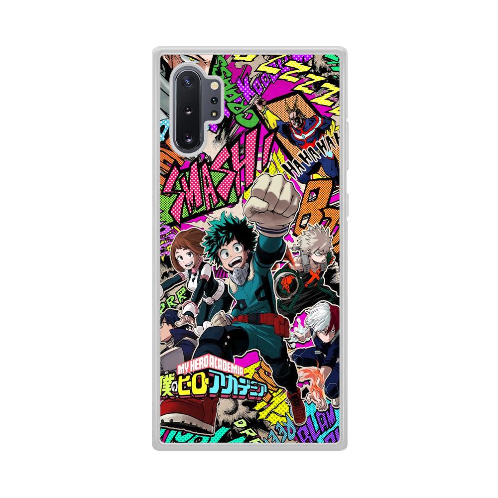 My Hero Academia Feel The Smash Samsung Galaxy Note 10 Plus Case-Oxvistore