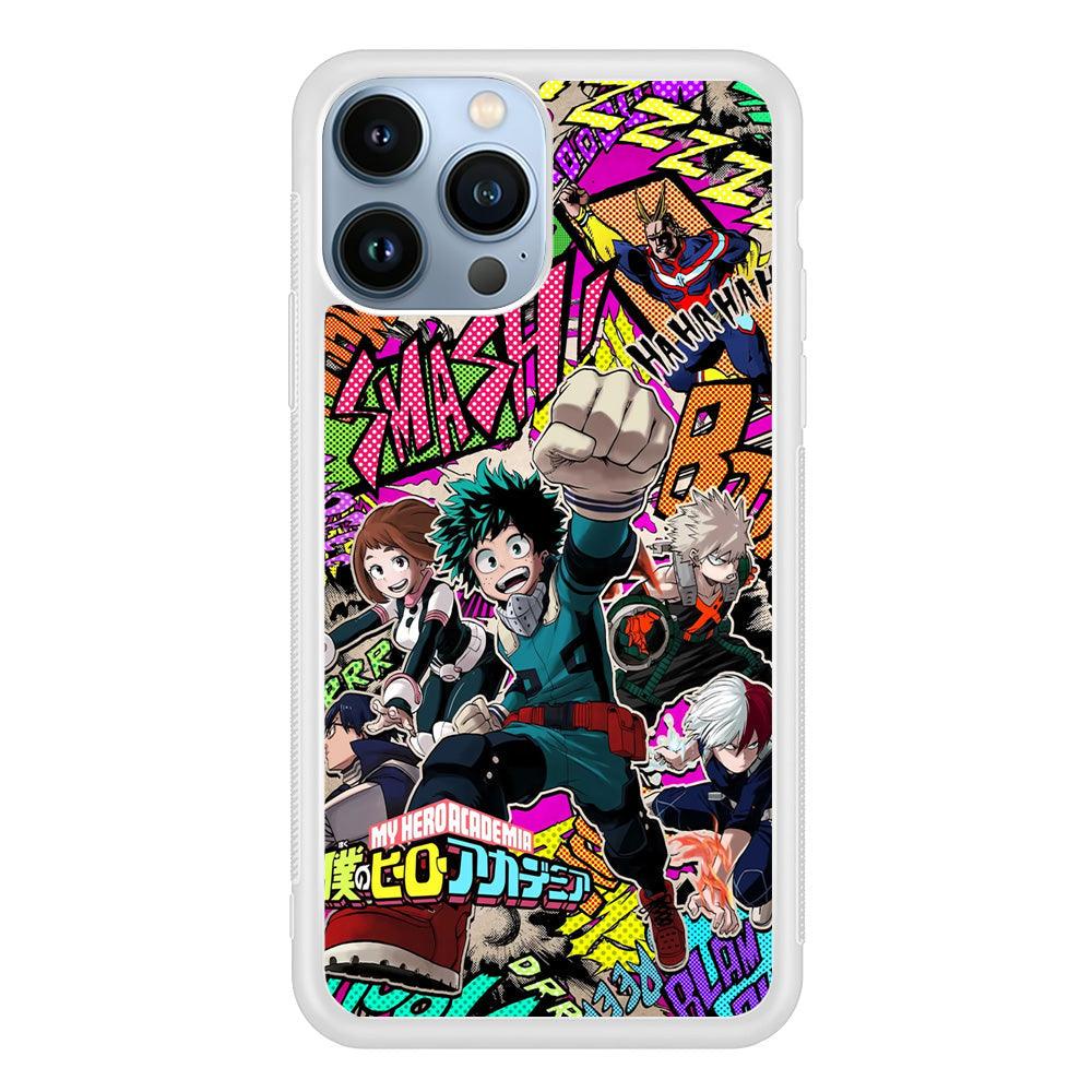 My Hero Academia Feel The Smash iPhone 13 Pro Case-Oxvistore