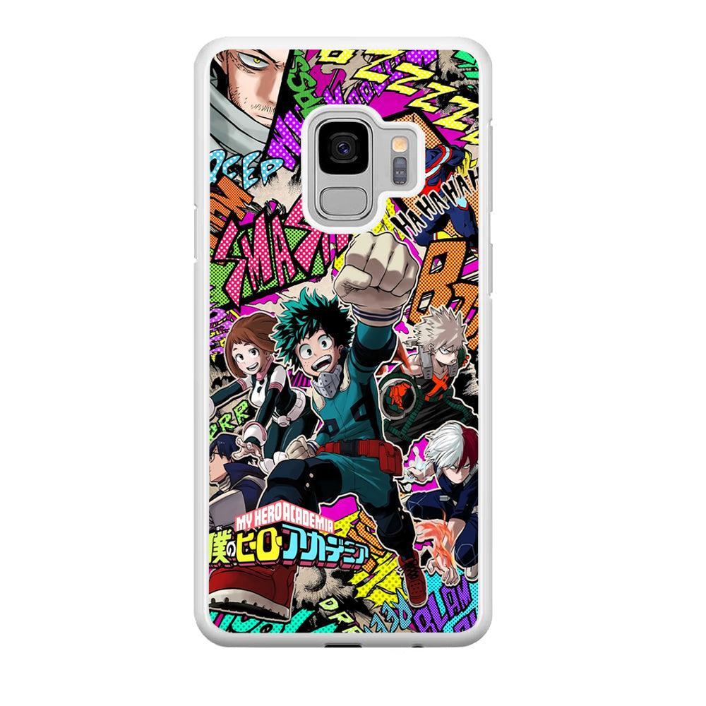 My Hero Academia Feel The Smash Samsung Galaxy S9 Case-Oxvistore