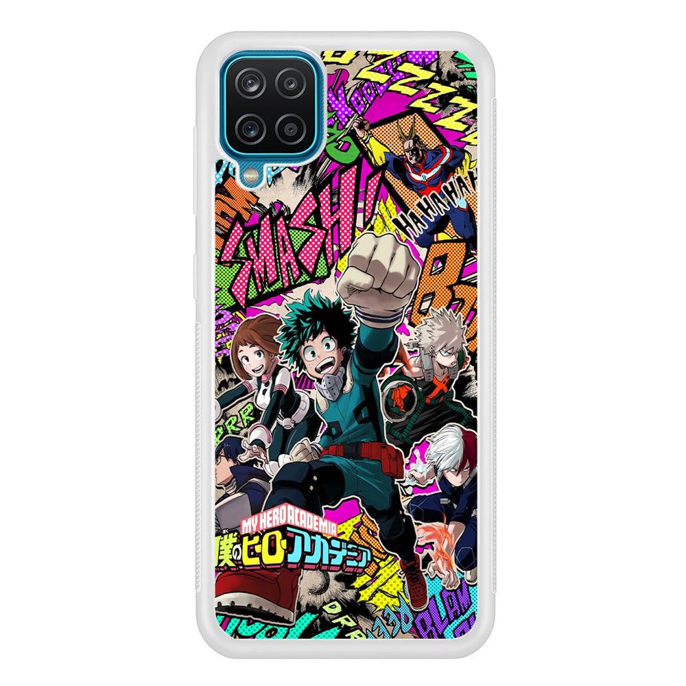 My Hero Academia Feel The Smash Samsung Galaxy A12 Case-Oxvistore