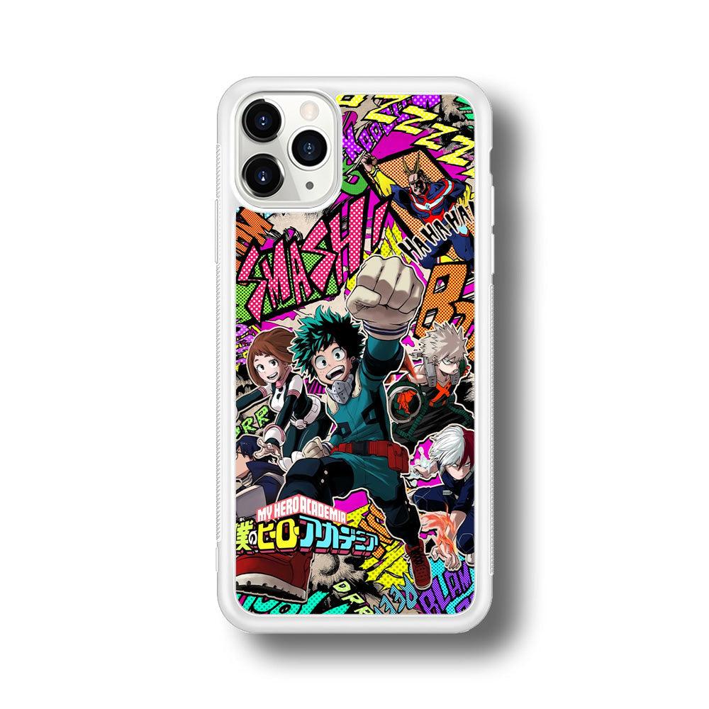 My Hero Academia Feel The Smash iPhone 11 Pro Max Case-Oxvistore