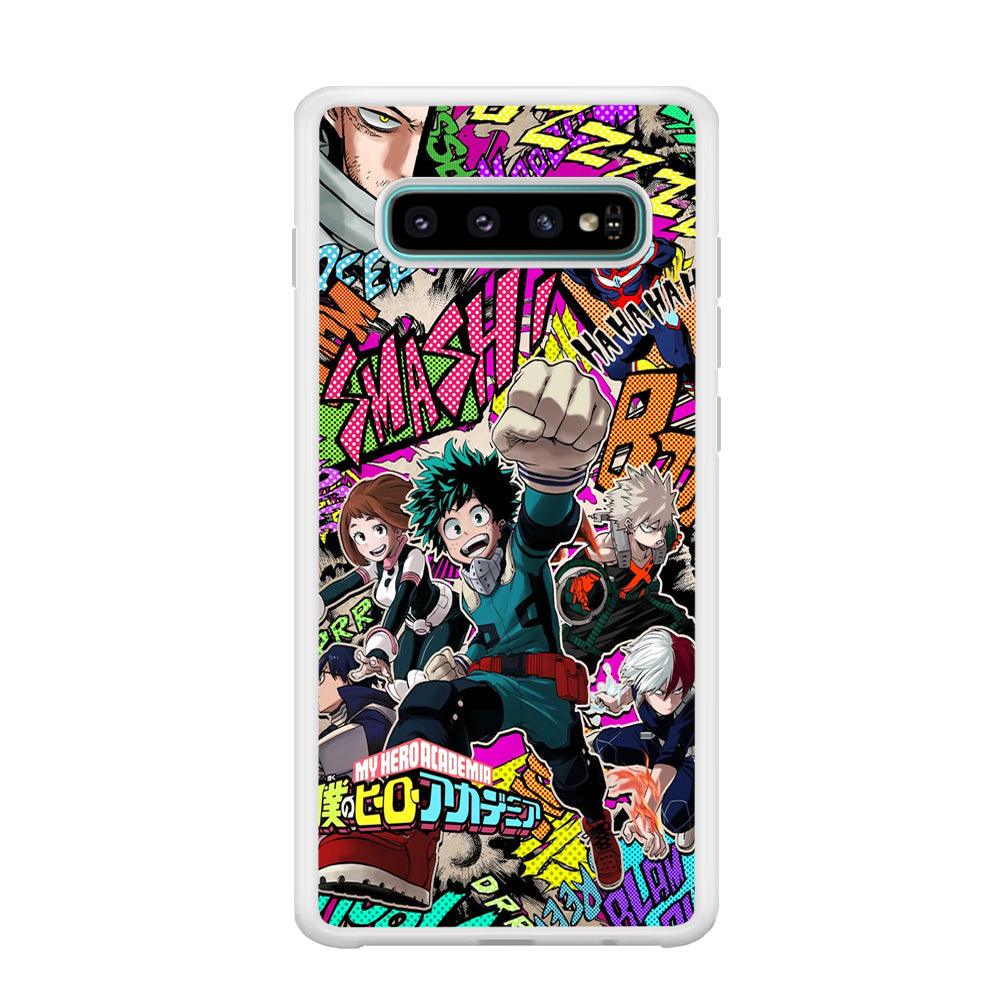 My Hero Academia Feel The Smash Samsung Galaxy S10 Plus Case-Oxvistore