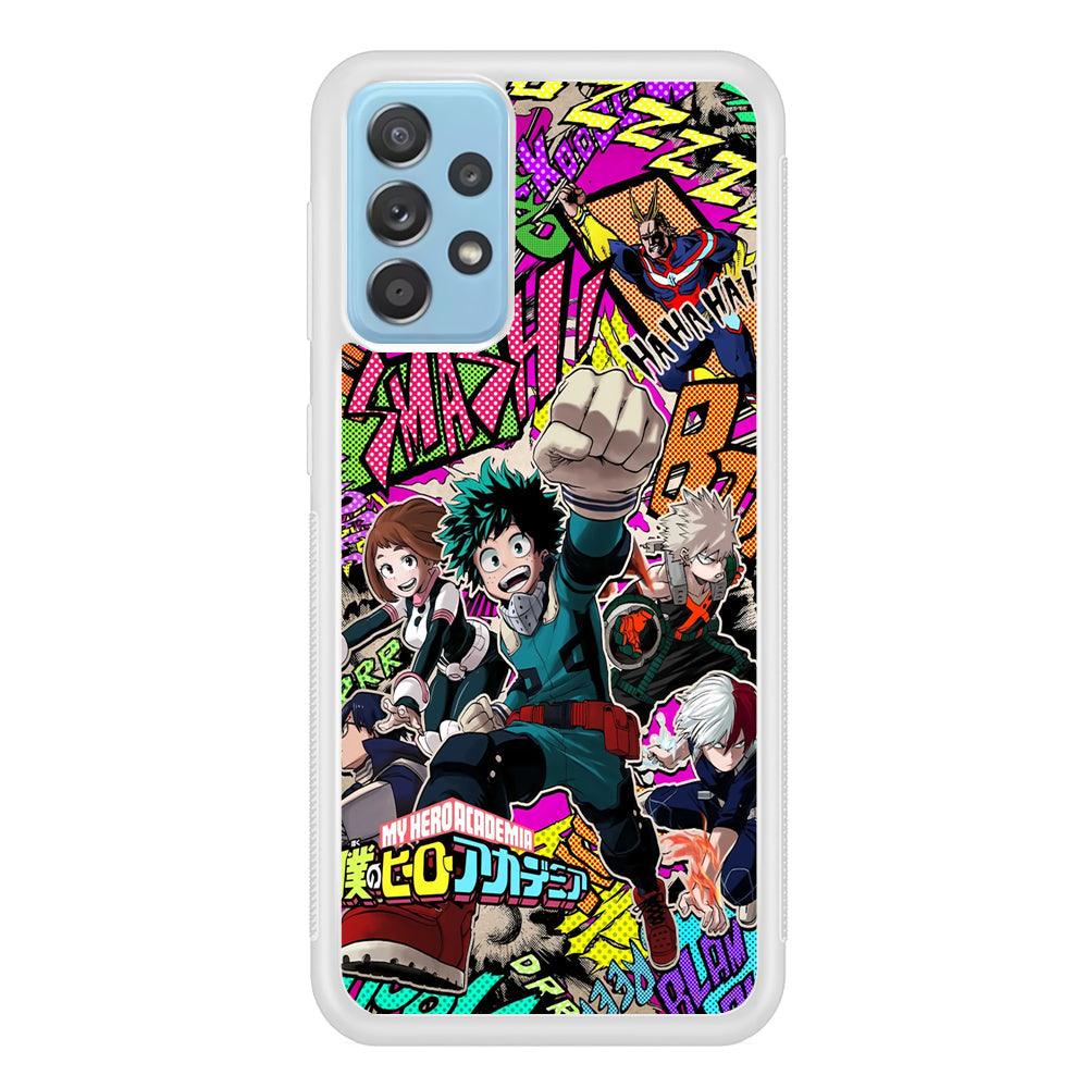 My Hero Academia Feel The Smash Samsung Galaxy A52 Case-Oxvistore