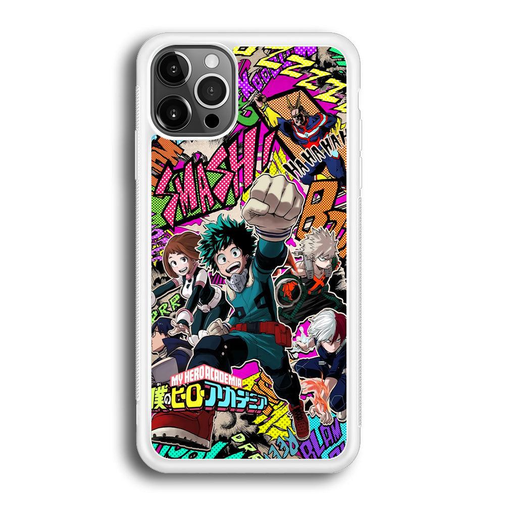 My Hero Academia Feel The Smash iPhone 12 Pro Max Case-Oxvistore