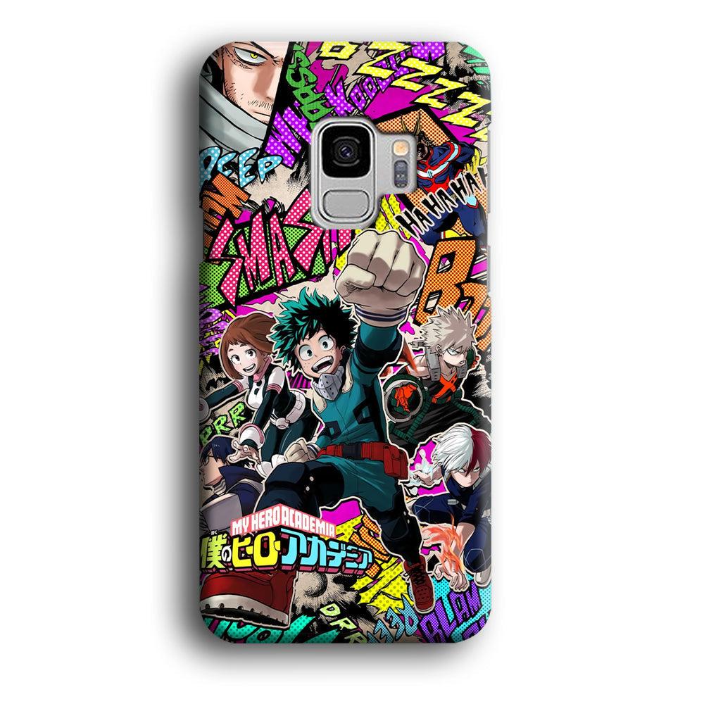 My Hero Academia Feel The Smash Samsung Galaxy S9 Case-Oxvistore