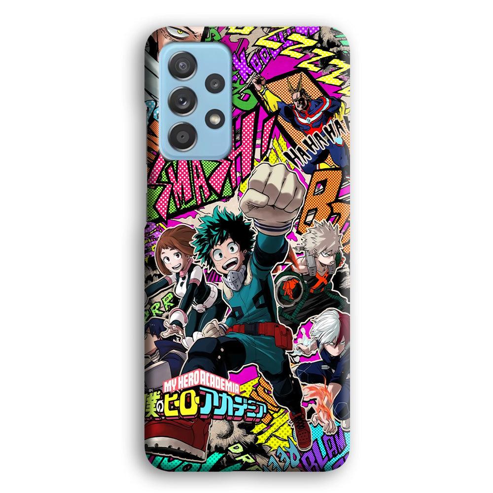 My Hero Academia Feel The Smash Samsung Galaxy A52 Case-Oxvistore