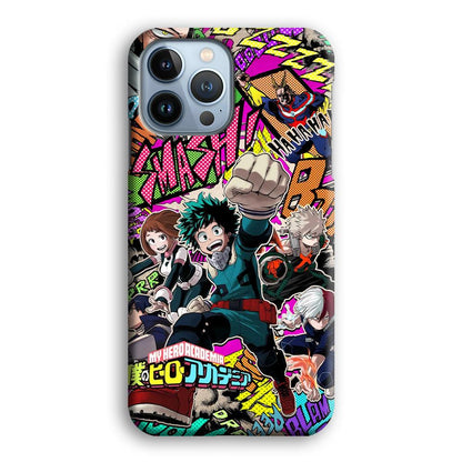 My Hero Academia Feel The Smash iPhone 13 Pro Case-Oxvistore