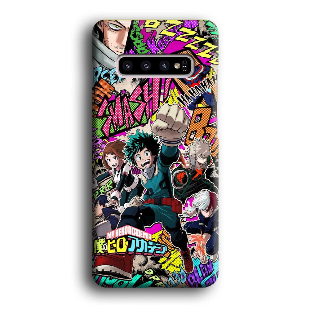 My Hero Academia Feel The Smash Samsung Galaxy S10 Plus Case-Oxvistore