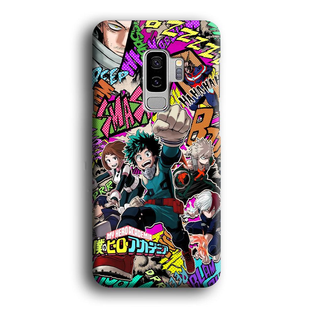 My Hero Academia Feel The Smash Samsung Galaxy S9 Plus Case-Oxvistore