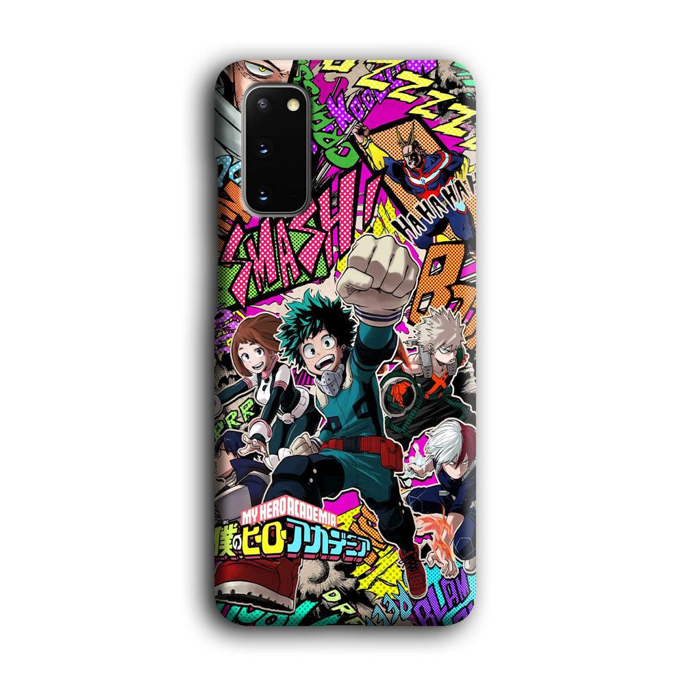 My Hero Academia Feel The Smash Samsung Galaxy S20 Case-Oxvistore