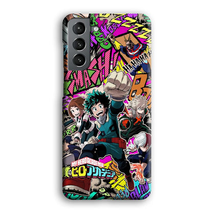 My Hero Academia Feel The Smash Samsung Galaxy S21 Case-Oxvistore