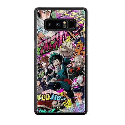 My Hero Academia Feel The Smash Samsung Galaxy Note 8 Case-Oxvistore