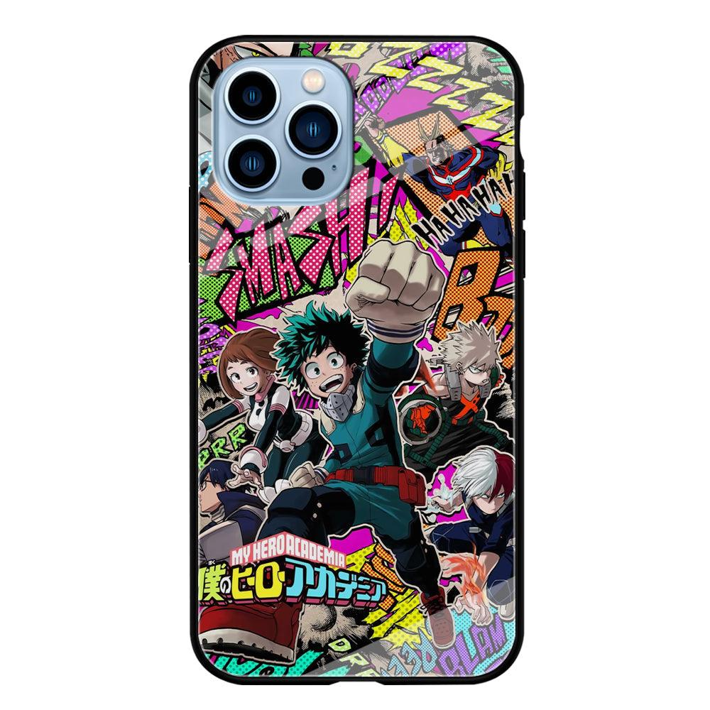 My Hero Academia Feel The Smash iPhone 14 Pro Max Case-Oxvistore