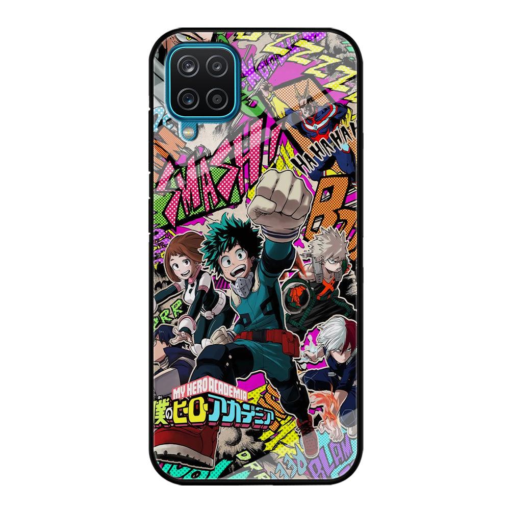 My Hero Academia Feel The Smash Samsung Galaxy A12 Case-Oxvistore