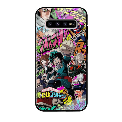 My Hero Academia Feel The Smash Samsung Galaxy S10 Case-Oxvistore