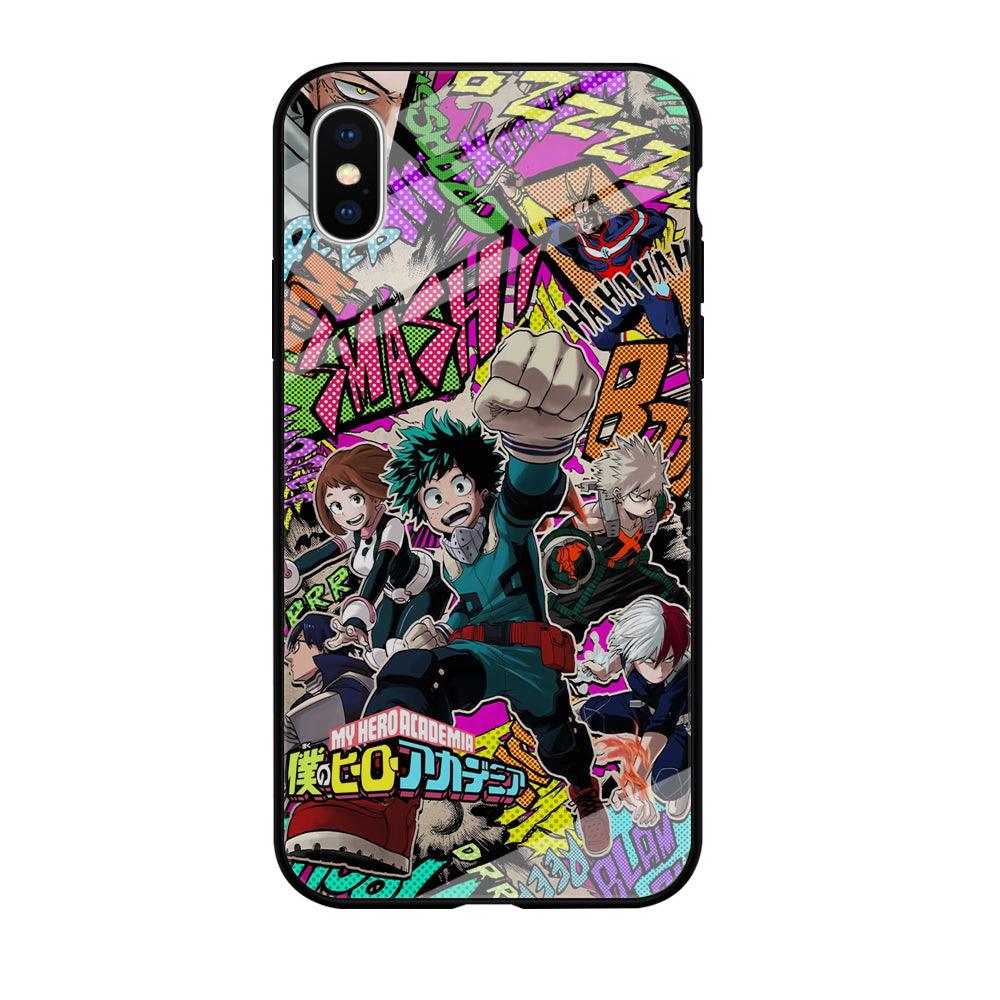 My Hero Academia Feel The Smash iPhone X Case-Oxvistore