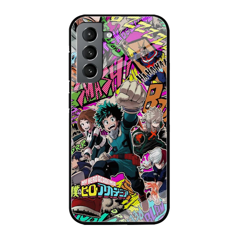 My Hero Academia Feel The Smash Samsung Galaxy S21 Case-Oxvistore