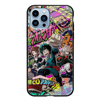 My Hero Academia Feel The Smash iPhone 13 Pro Case-Oxvistore