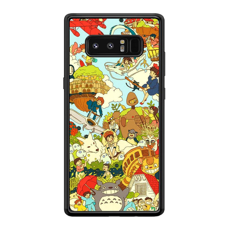 My Neighbor Totoro Family Playing Ground Samsung Galaxy Note 8 Case-Oxvistore