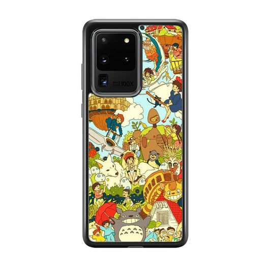 My Neighbor Totoro Family Playing Ground Samsung Galaxy S20 Ultra Case-Oxvistore