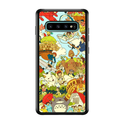 My Neighbor Totoro Family Playing Ground Samsung Galaxy S10 Plus Case-Oxvistore