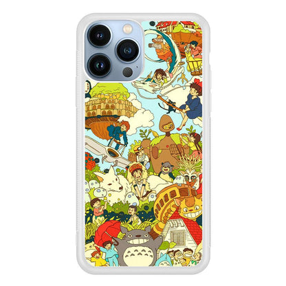 My Neighbor Totoro Family Playing Ground iPhone 13 Pro Case-Oxvistore