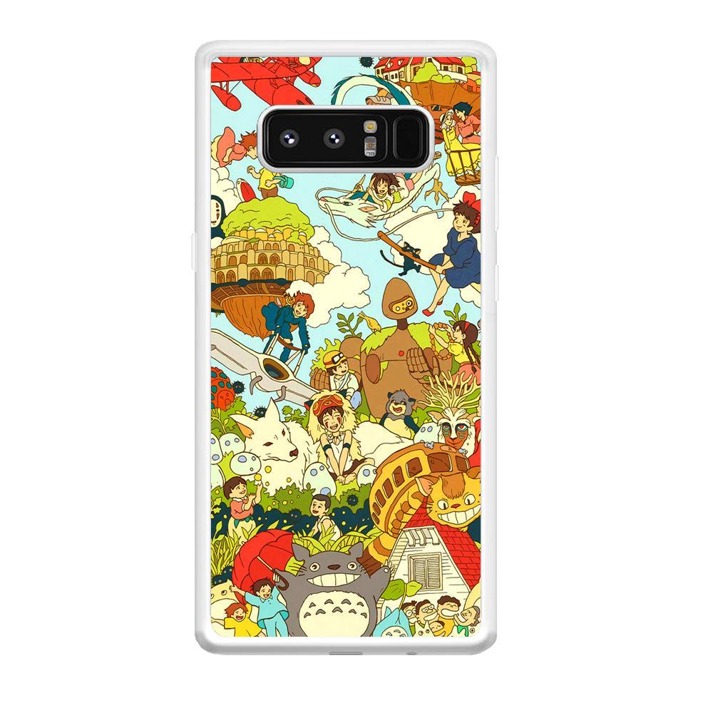 My Neighbor Totoro Family Playing Ground Samsung Galaxy Note 8 Case-Oxvistore