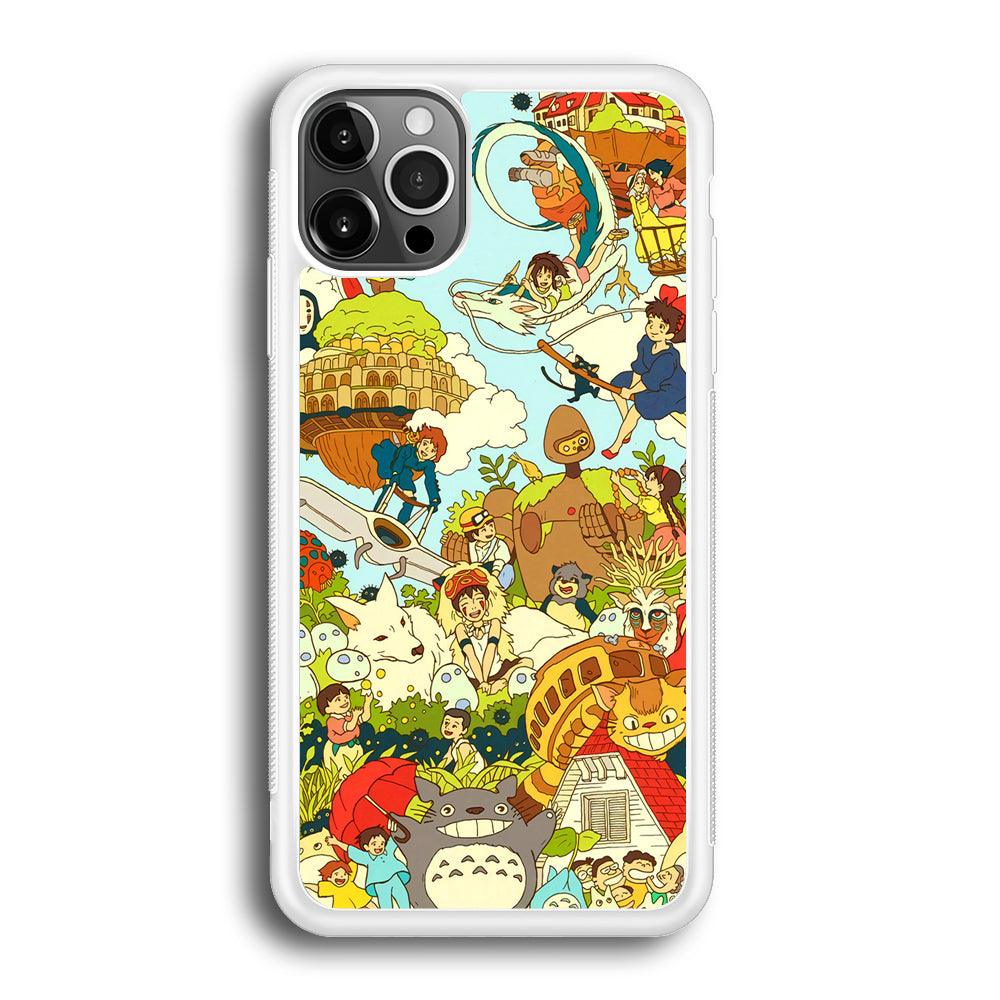 My Neighbor Totoro Family Playing Ground iPhone 12 Pro Max Case-Oxvistore