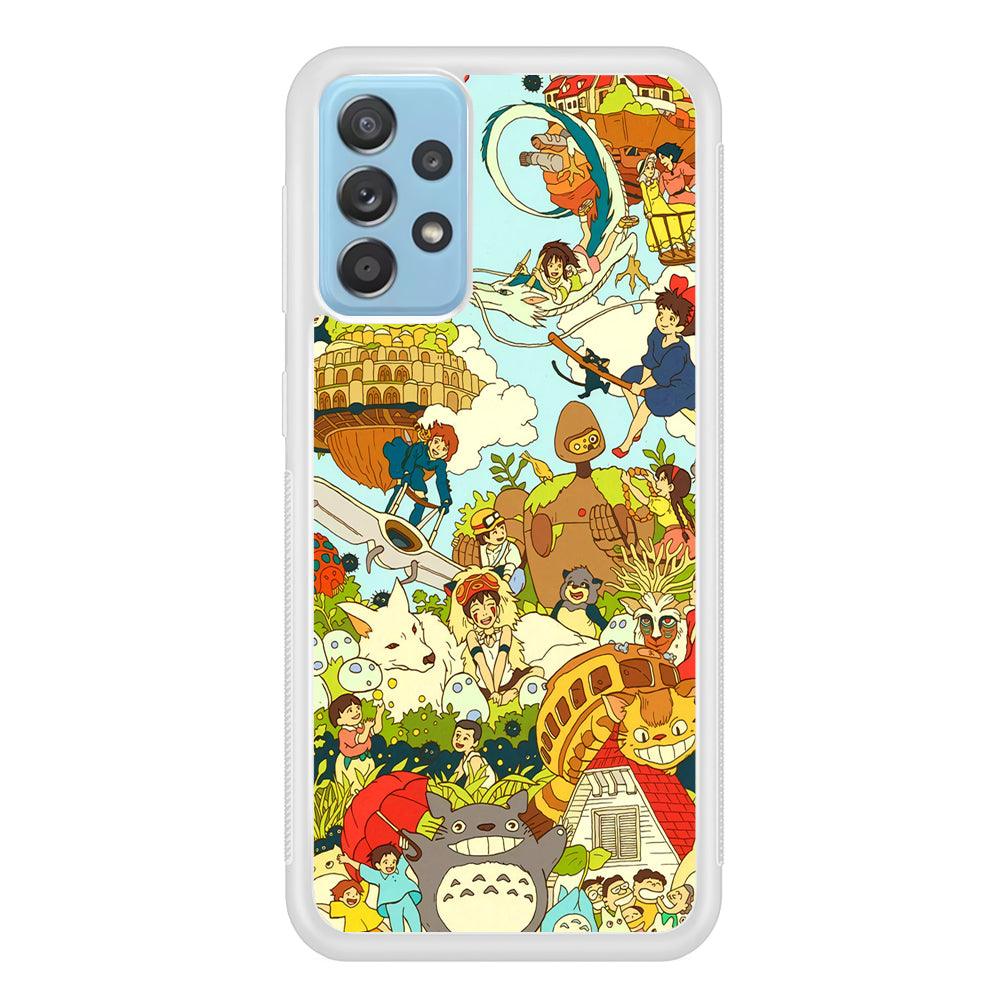 My Neighbor Totoro Family Playing Ground Samsung Galaxy A52 Case-Oxvistore