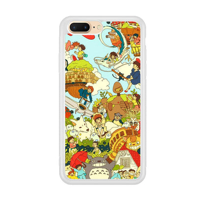 My Neighbor Totoro Family Playing Ground iPhone 7 Plus Case-Oxvistore