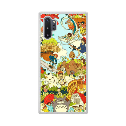 My Neighbor Totoro Family Playing Ground Samsung Galaxy Note 10 Plus Case-Oxvistore